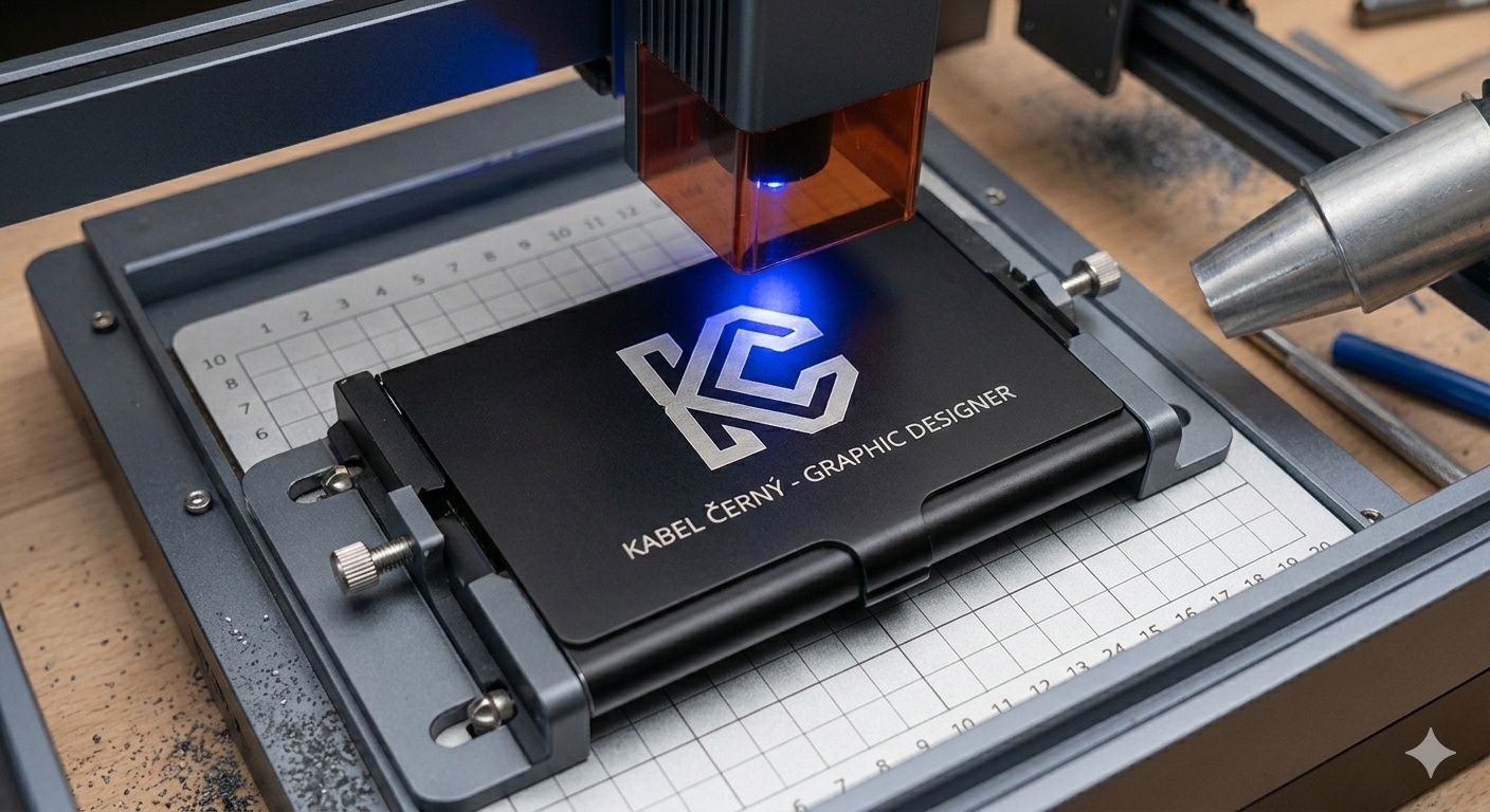 Gravírování vizitkářů a pouzder na vizitky