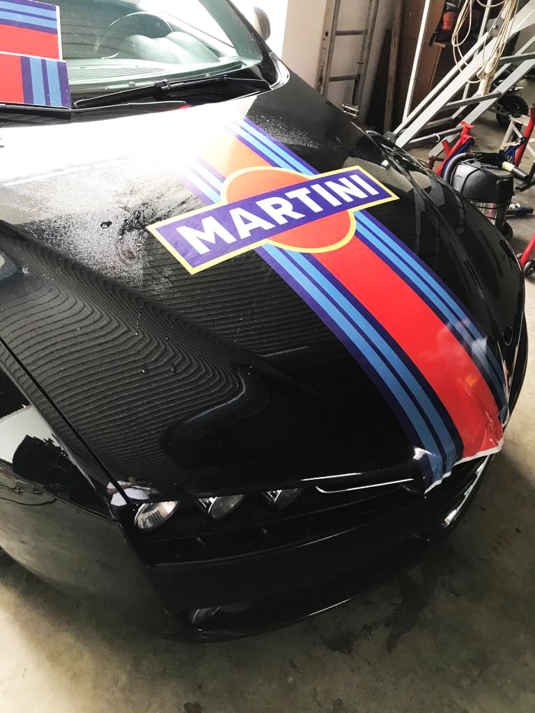 Polep auta Alfa 159 Martini