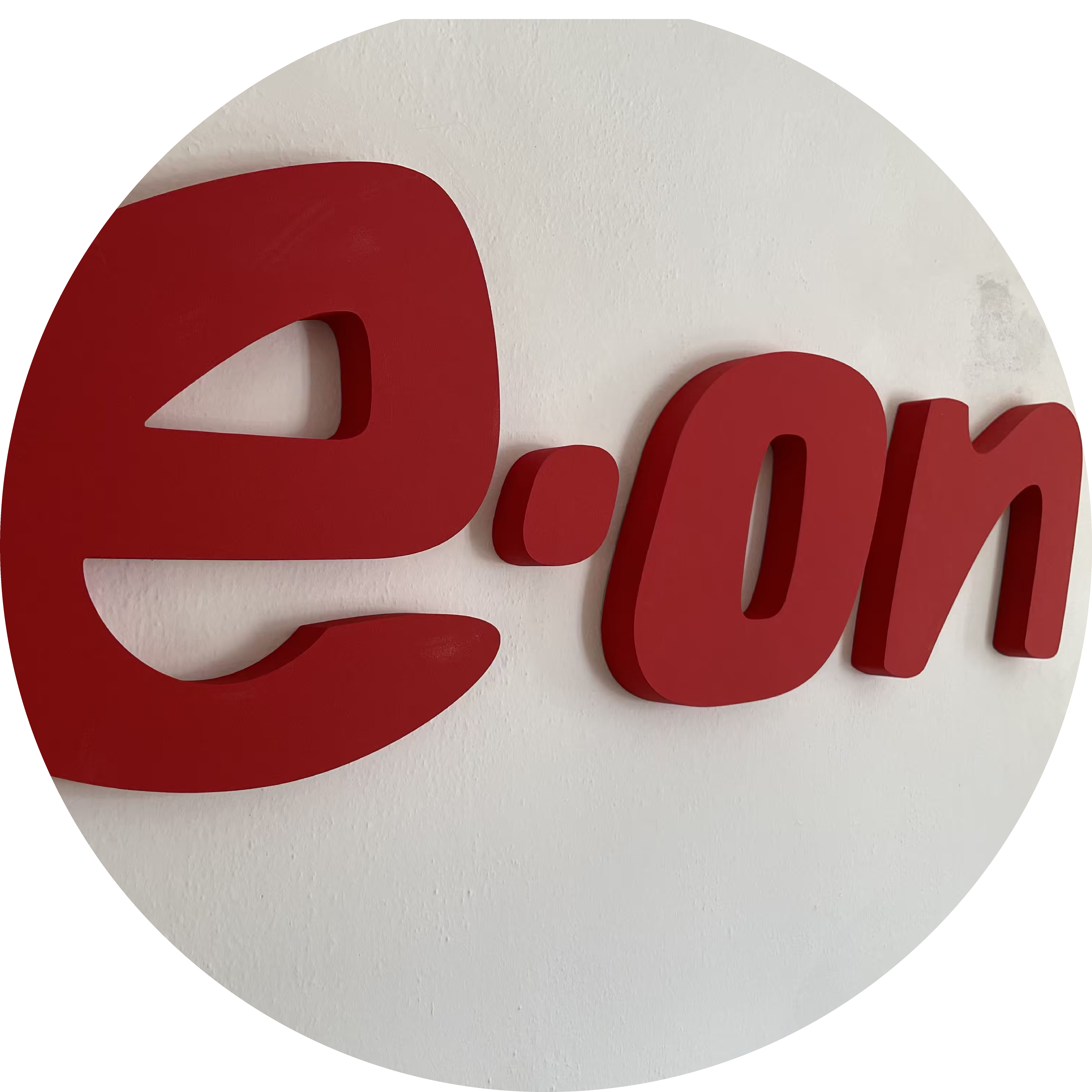 3D logo z polystyrenu XPS